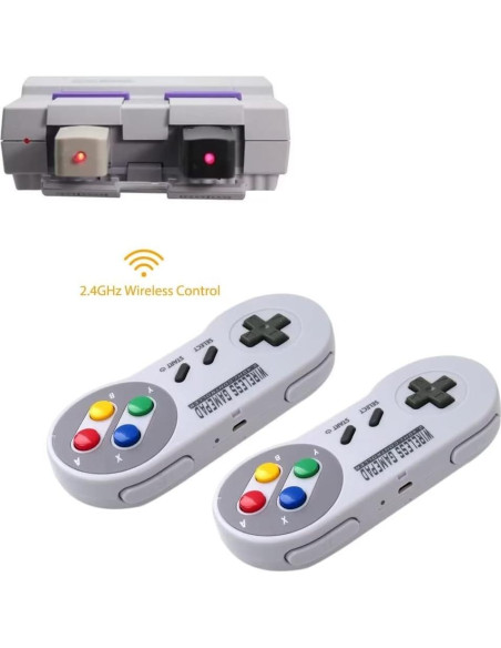 Controlador Inalámbrico 2.4G USonline911 para SNES Mini - 2 Pcs