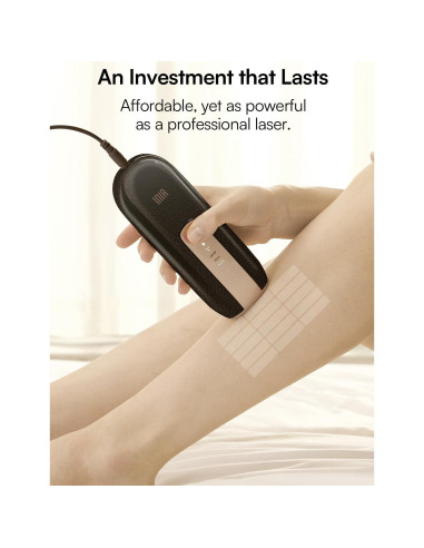 Depilador Láser INIA Fond para Cuerpo y Cara, 5 Niveles