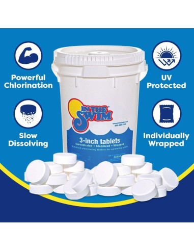 Tabletas de Cloro In The Swim 4,54 kg para Piscinas