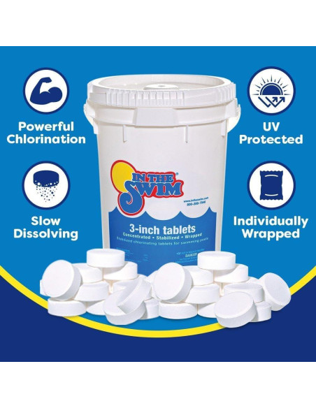 Tabletas de Cloro In The Swim 4,54 kg para Piscinas