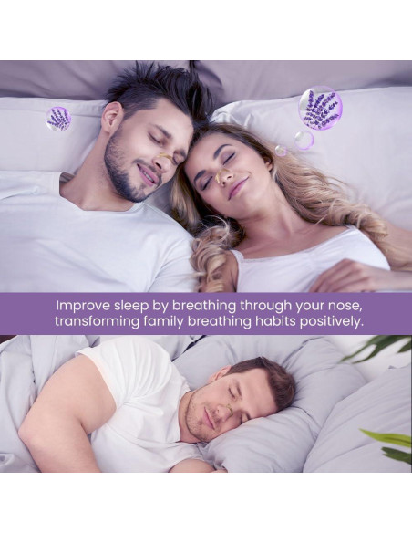 Tiras Nasales Massner Lavanda 100 Unidades Alivio Ronquidos