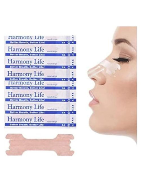 100 Tiras Nasales MIBICIRI Anti Ronquidos 55x16mm