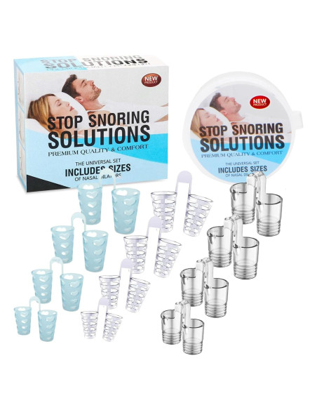 Dilatador Nasal Reutilizable MYMULIKE 4 Tamaños Antisnoring