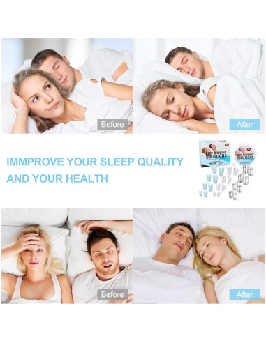 Dilatador Nasal Reutilizable MYMULIKE 4 Tamaños Antisnoring