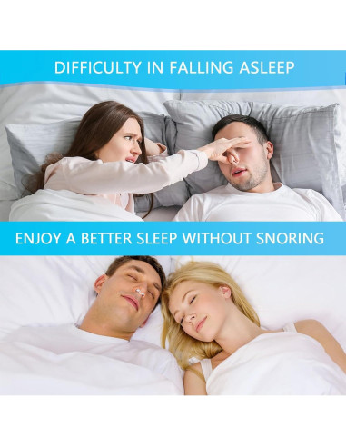 Dilatador Nasal Reutilizable MYMULIKE 4 Tamaños Antisnoring