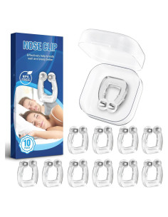 Clip Nasal Anti Ronquidos Anngola - 10 Paquetes Efectivos