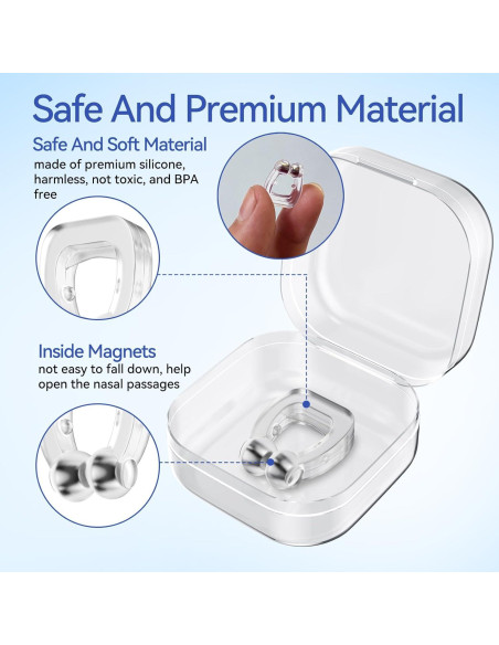 Clip Nasal Anti Ronquidos Anngola - 10 Paquetes Efectivos