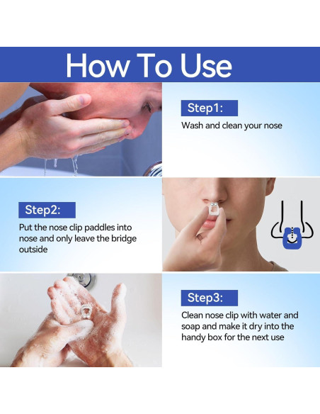 Clip Nasal Anti Ronquidos Anngola - 10 Paquetes Efectivos