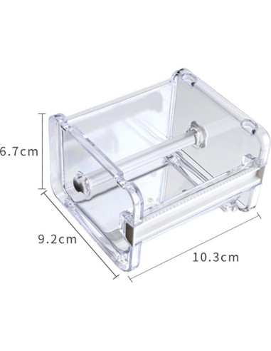 2 Soportes de Cinta Washi Dreamty con Dispensador Transparente
