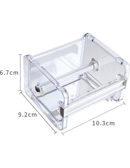 2 Soportes de Cinta Washi Dreamty con Dispensador Transparente
