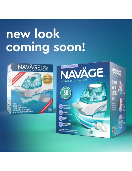 Kit de Irrigación Nasal Navage con 30 Cápsulas de Sal