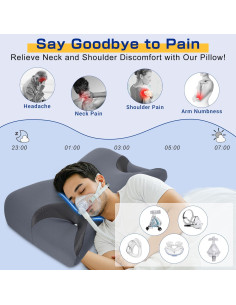 Almohada CPAP IKSTAR 5.0 Ajustable para Durmientes Lado 2