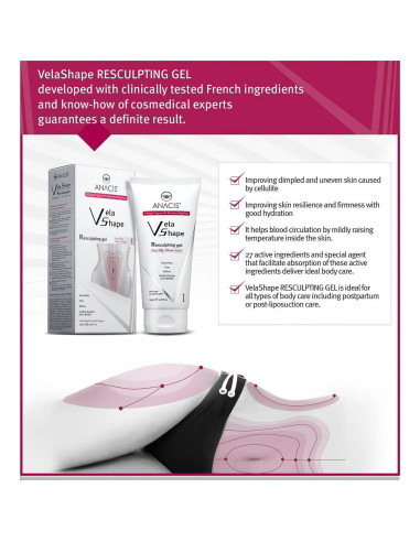 Crema Gel Anticelulitis Anacis 144g - Reducción y Tono Piel