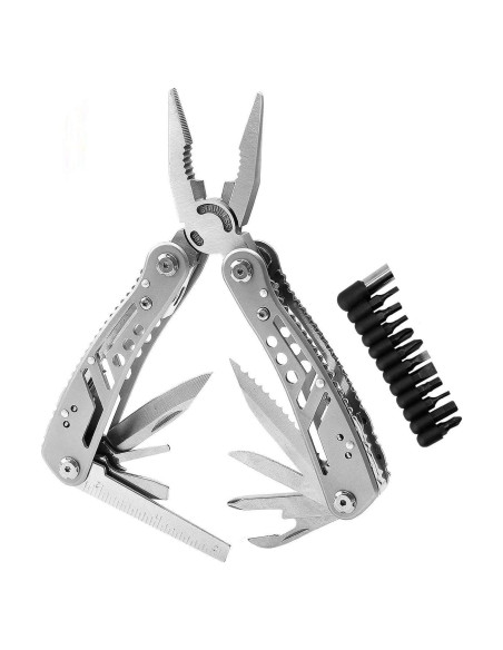 Alicate Multiherramienta Sirius Survival 24 en 1 Acero Inoxidable
