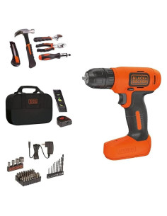 Taladro Inalámbrico BLACK+DECKER 8V MAX + 54 Herramientas