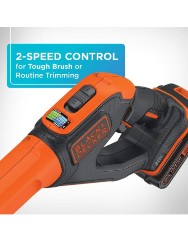 Cortadora de Hilo BLACK+DECKER 20V 12" Multicolor LST522E1AEV