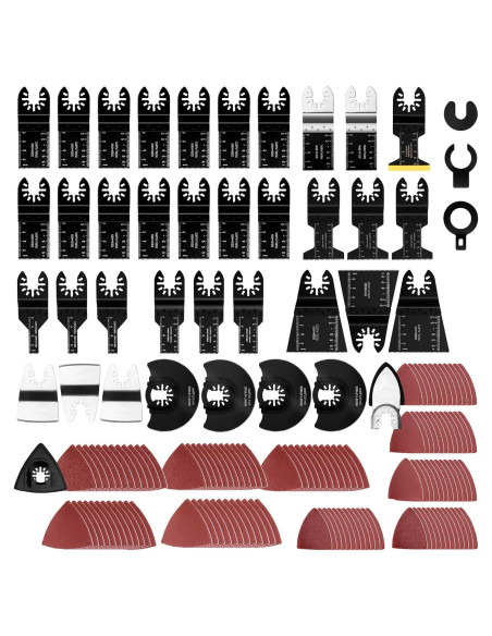 Juego de 159 Piezas Hoja de Sierra Oscilante PETOX