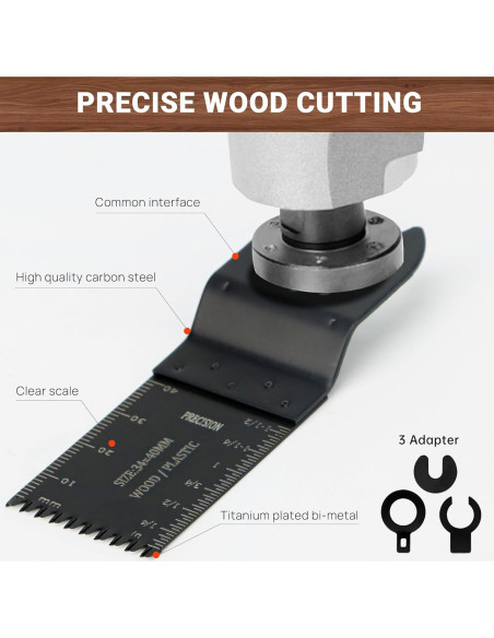 Juego de 159 Piezas Hoja de Sierra Oscilante PETOX