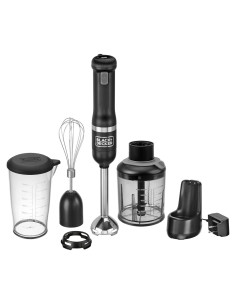 Batidora de Mano Inalámbrica BLACK+DECKER 3 en 1, Negro