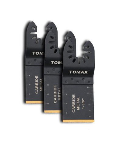 3 Hojas de Sierra Oscilante TOMAX Carburo 34mm