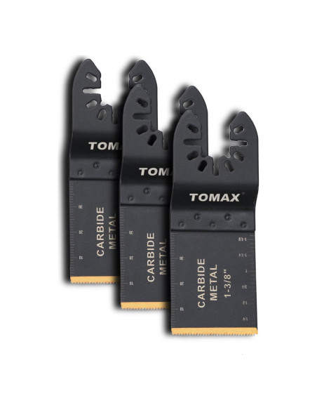 3 Hojas de Sierra Oscilante TOMAX Carburo 34mm