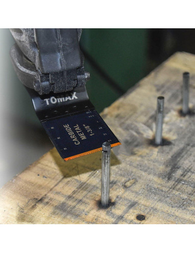 3 Hojas de Sierra Oscilante TOMAX Carburo 34mm