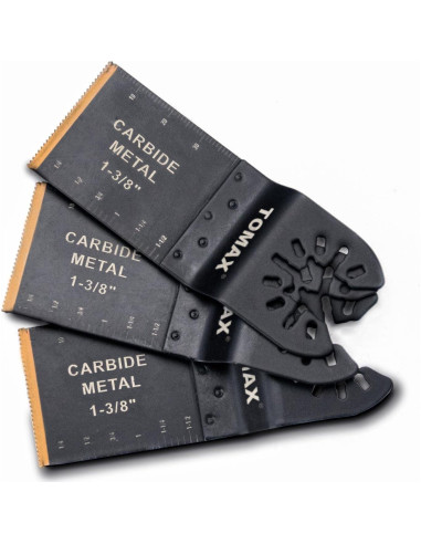 3 Hojas de Sierra Oscilante TOMAX Carburo 34mm