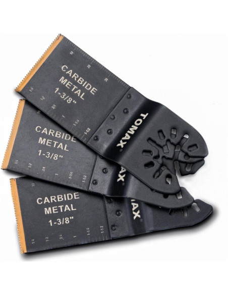 3 Hojas de Sierra Oscilante TOMAX Carburo 34mm