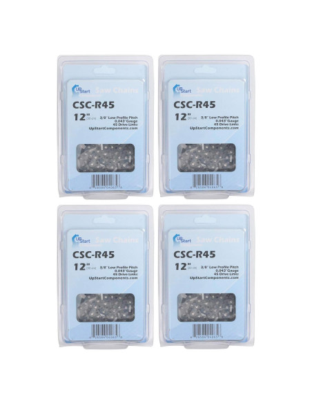 Paquete de 4 Cadenas de Motosierra 30.48 cm UpStart para Black & Decker