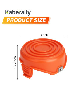 Tapa de Carrete DF-065 Kaberalty para Desmalezadora Black+Decker 2