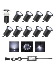 Kits de luces LED empotradas YZGWZLD 10 paquetes IP67 12V