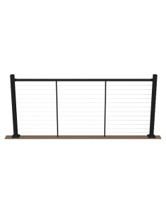Kit Riel Superior Aluminio Deckorators 243.84 cm 106.68 cm