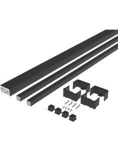 Kit Riel Superior Aluminio Deckorators 243.84 cm 106.68 cm 2