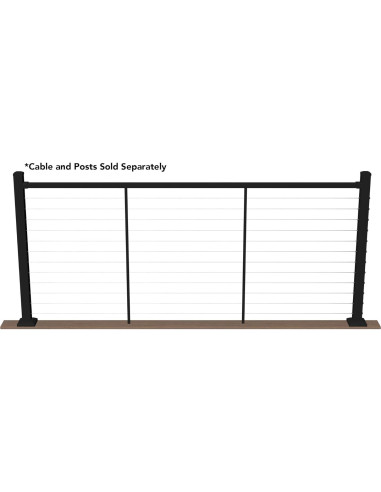 Kit Riel Superior Aluminio Deckorators 243.84 cm 106.68 cm