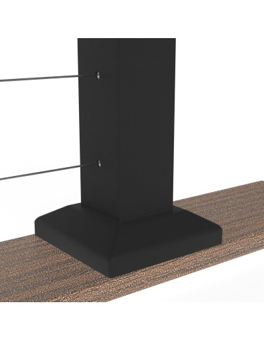 Kit Riel Superior Aluminio Deckorators 243.84 cm 106.68 cm