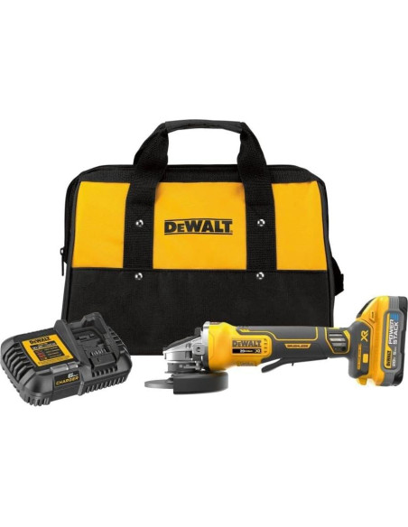 Amoladora Angular DEWALT 20V MAX 4.5" Inalámbrica Kit