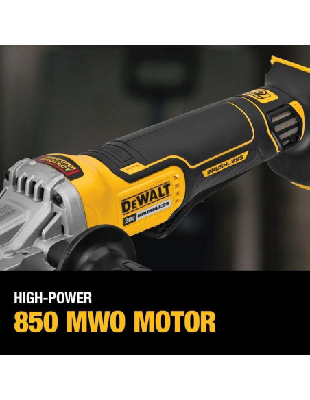 Amoladora Angular DEWALT 20V MAX 4.5" Inalámbrica Kit