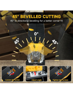 Sierra de calar inalámbrica LouSdZoke 20V, 3 posiciones orbitales 2