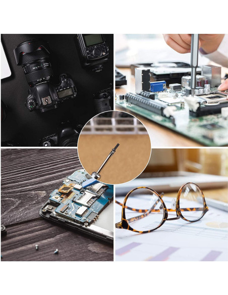 Kit de Tornillos Micro WSLLM 500 Pcs para Electrónica y Gafas