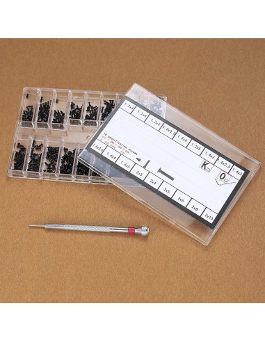 Kit de Tornillos Micro WSLLM 500 Pcs para Electrónica y Gafas