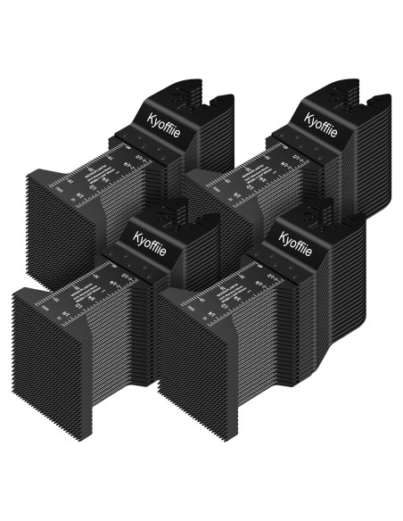 100 Piezas Cuchillas Oscilantes Kyoffiie 4,45 cm Madera Plástico