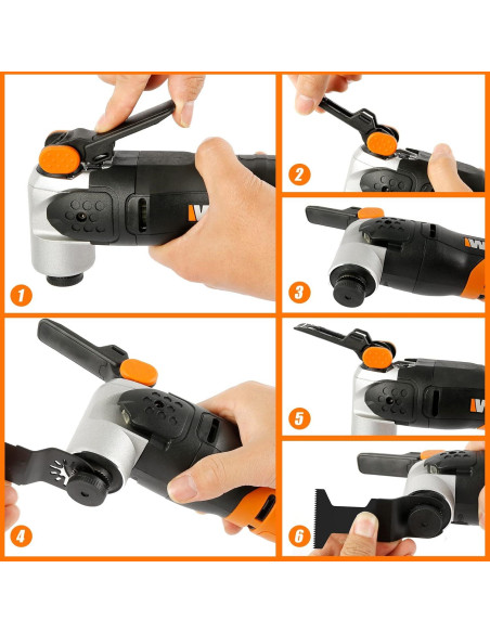 100 Piezas Cuchillas Oscilantes Kyoffiie 4,45 cm Madera Plástico