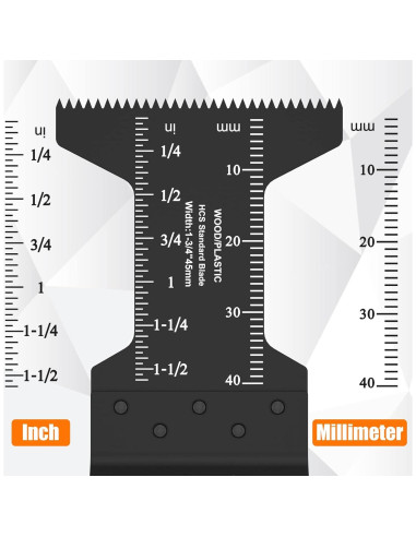 100 Piezas Cuchillas Oscilantes Kyoffiie 4,45 cm Madera Plástico