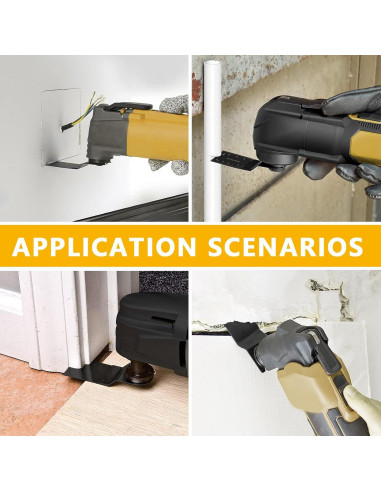 100 Cuchillas Universales CaRoller para Herramientas Oscilantes