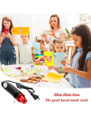 3 Mini Pistolas de Calor 300W Cunno para Manualidades DIY