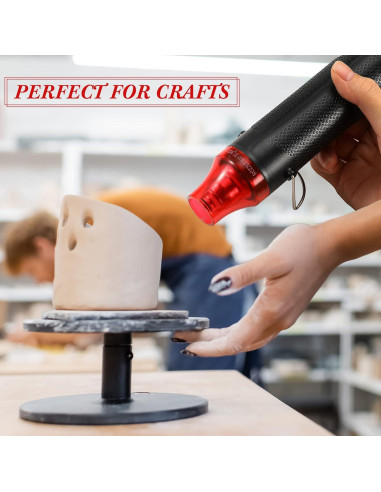 3 Mini Pistolas de Calor 300W Cunno para Manualidades DIY
