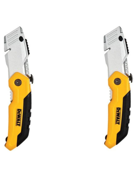 Cuchillo Utility Plegable DeWalt DWHT10035L - 2 Piezas
