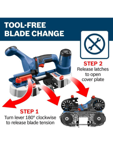 Sierra de Banda BOSCH GCB18V-2N 18V Compacta y Ligera