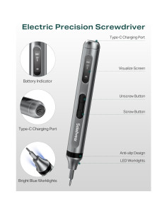 Destornillador Eléctrico Mini Soleilwear 52 en 1 Inalámbrico 2