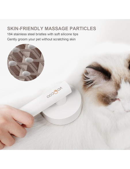 Cepillo Autolimpiante para Mascotas VOOCOO - Cerdas 140 Cepillo Autolimpiante para Mascotas VOOCOO - Cerdas 140